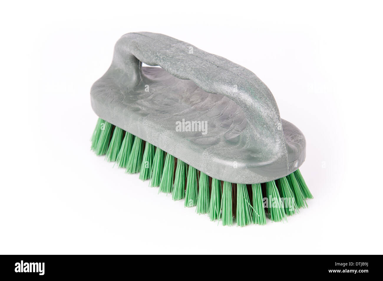 Cleaning brush isolated on white background Stock Photo - Alamy