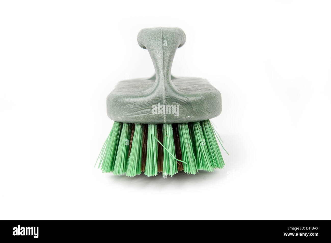 Cleaning brush isolated on white background Stock Photo - Alamy
