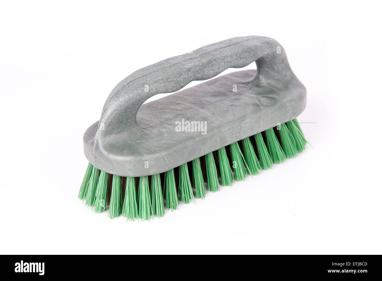Cleaning brush isolated on white background Stock Photo - Alamy