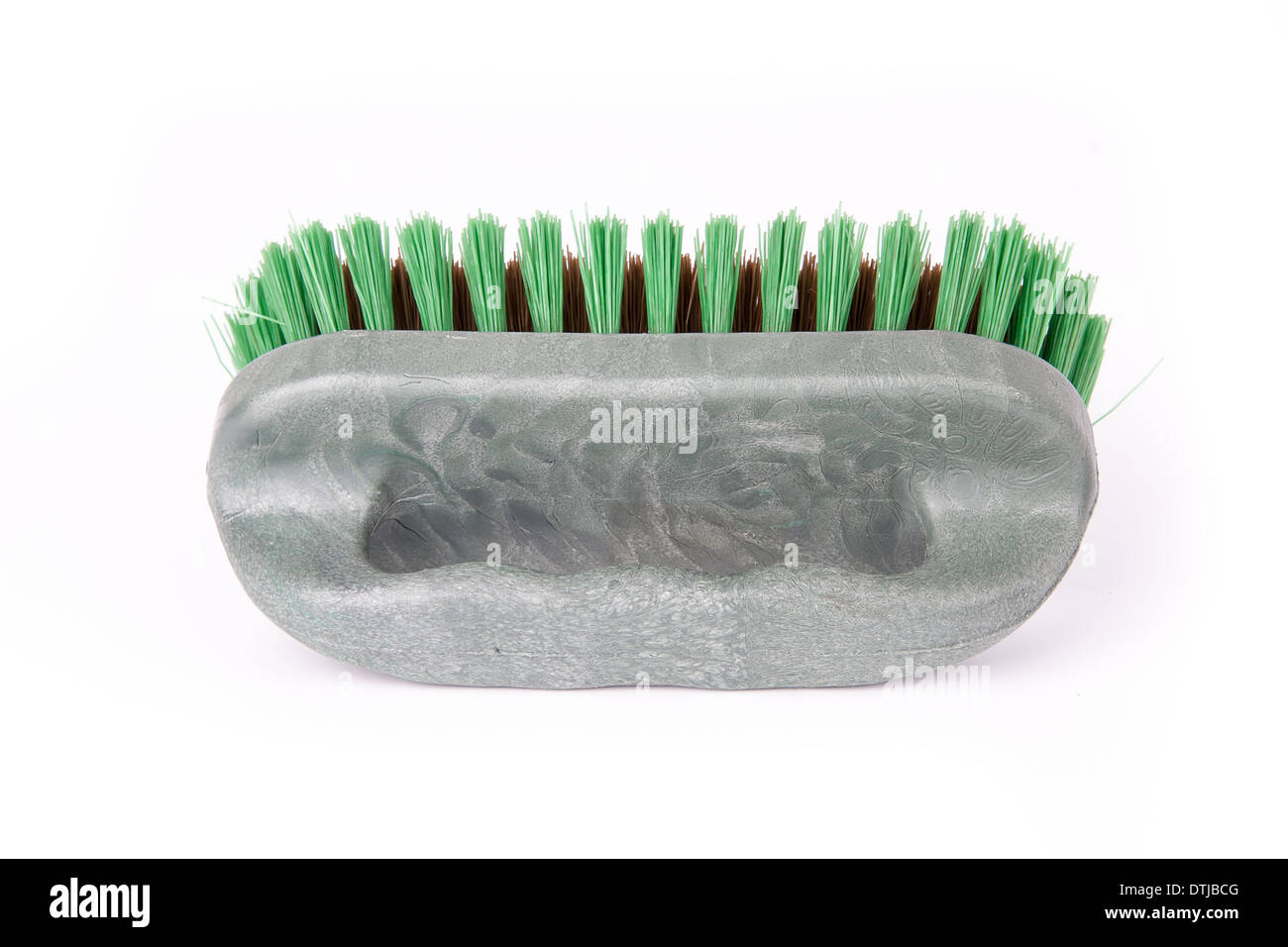 Cleaning brush isolated on white background Stock Photo - Alamy