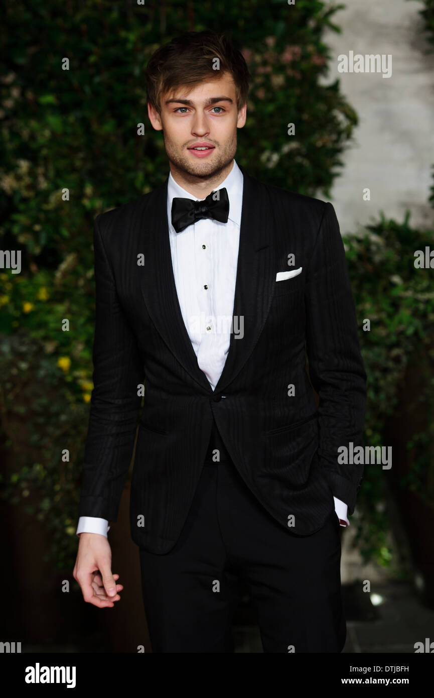 Douglas Booth arrives for the British Academy Film Awards 2014 After Party at the Grosvenor Hotel. Stock Photo
