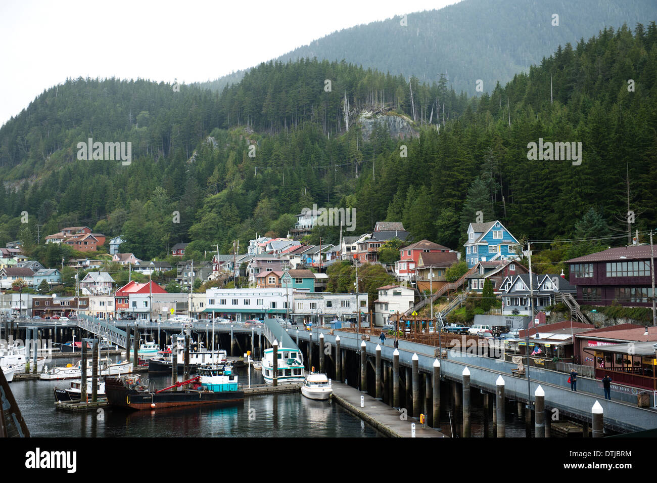 View of the pier in Juneau, Alaska Stock Photo 66787272 Alamy