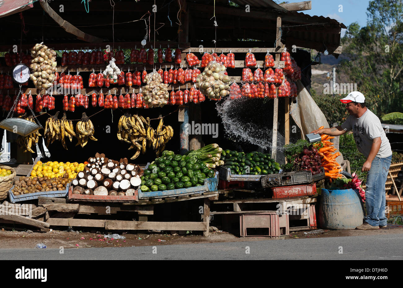 Roadside stand, Sebaco, Nicaragua Stock Photo
