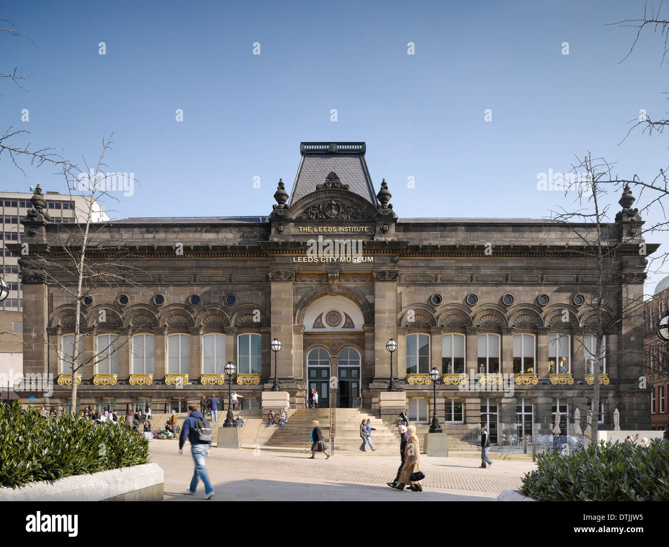 Exterior of Leeds City Museum, Leeds, Yorkshire. Stock Photo