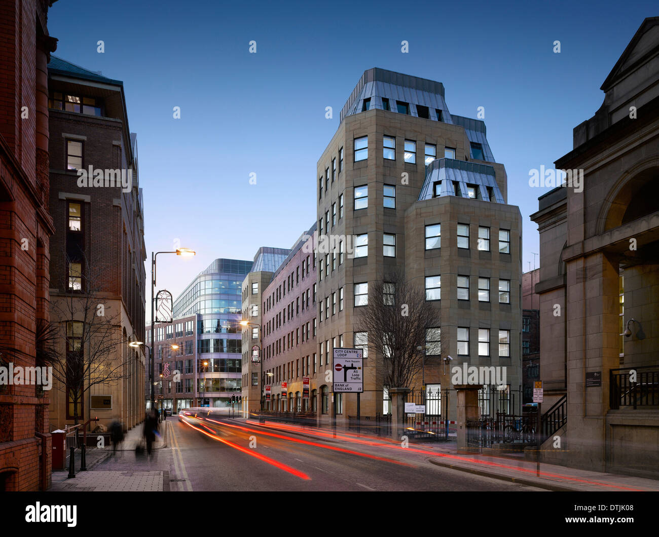 Exterior of commercial building on King Street, Leeds, Yorkshire Stock Photo Alamy