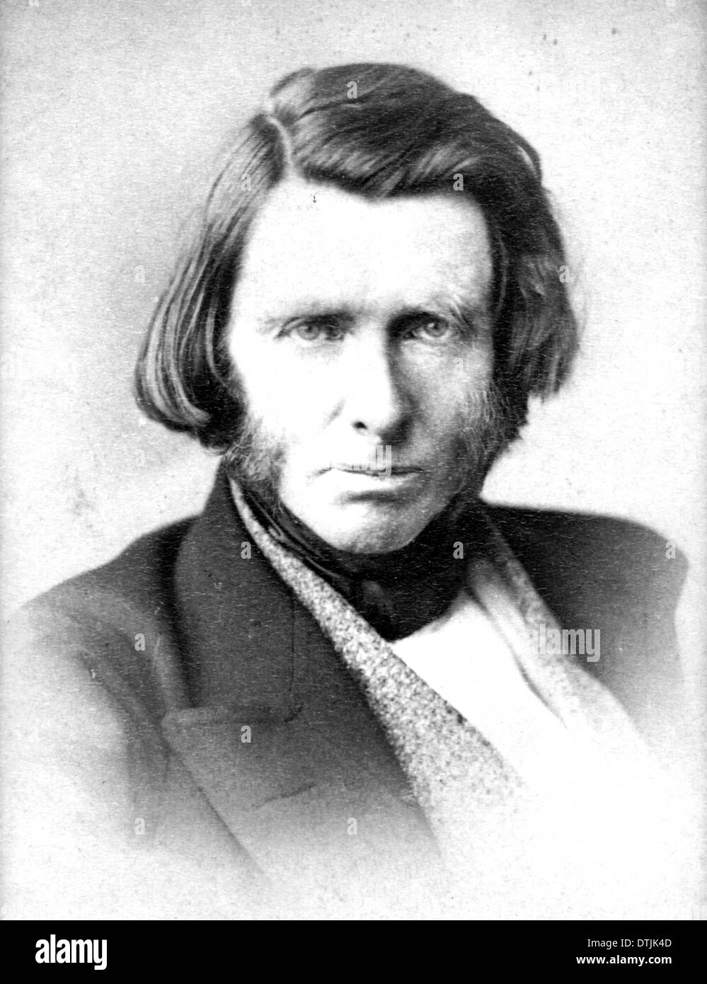 JOHN RUSKIN (1819-1900) English art critic about 1874 Stock Photo