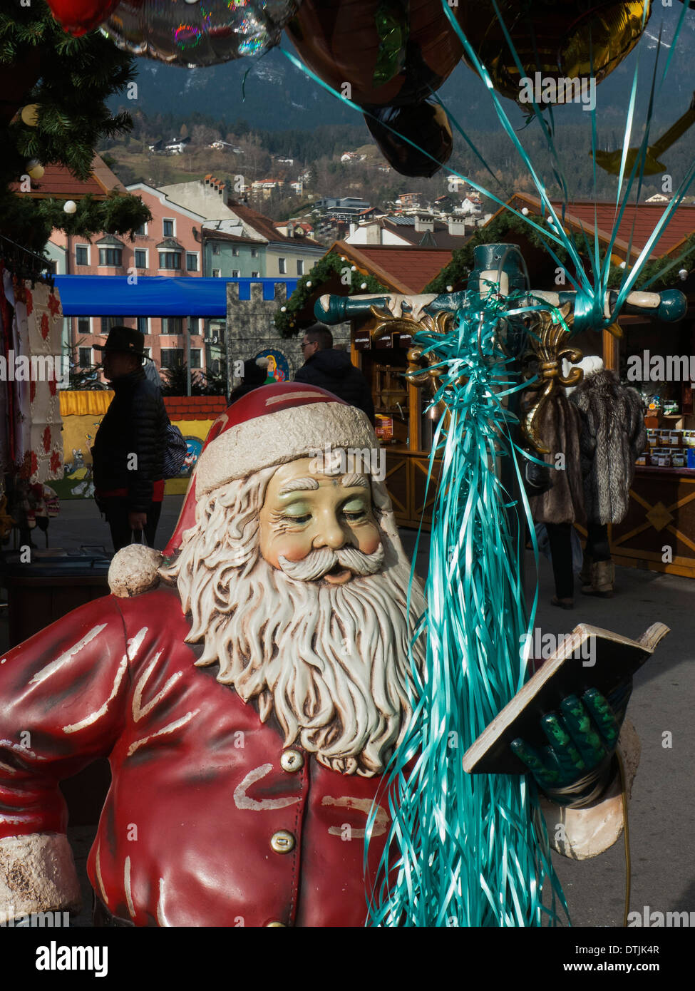 Christmas market in Innsbruck, Tyrol, Austria Stock Photo