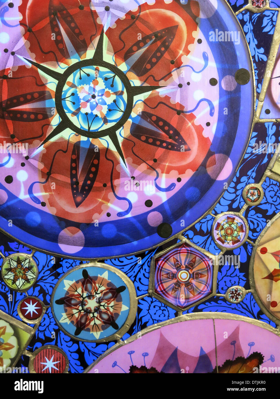 Stained Glass Window Exhibit at the Museum of Art and Design in