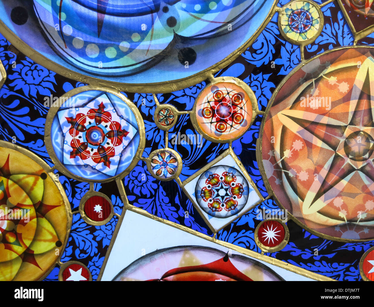 Stained Glass Window Exhibit at the Museum of Art and Design in