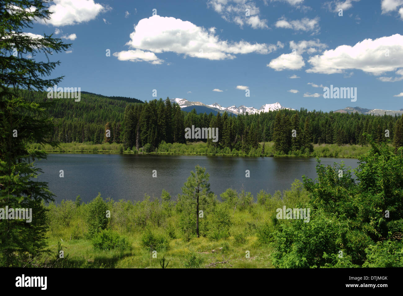 Seeley Lake Montana Stock Photo 66794131 Alamy