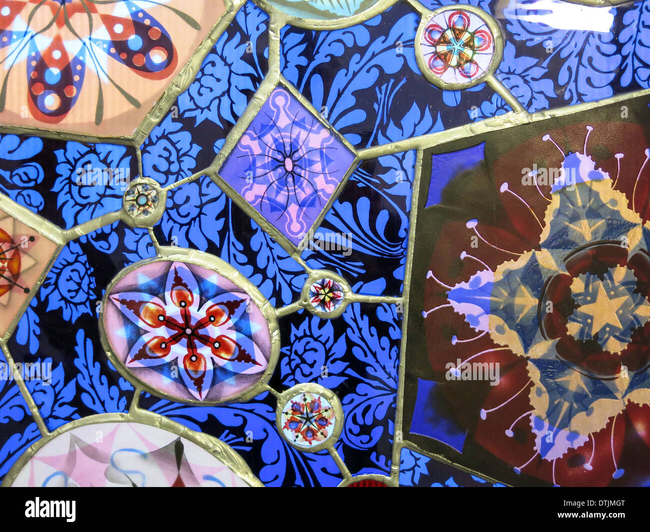 Stained Glass Window Exhibit at the Museum of Art and Design in