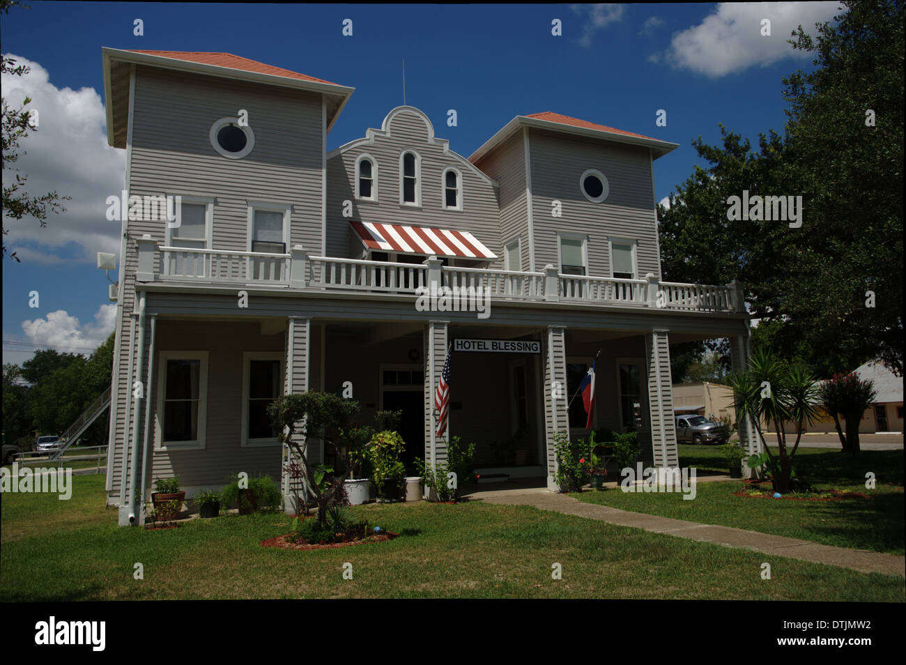 Hotel Blessing, Texas Stock Photo Alamy