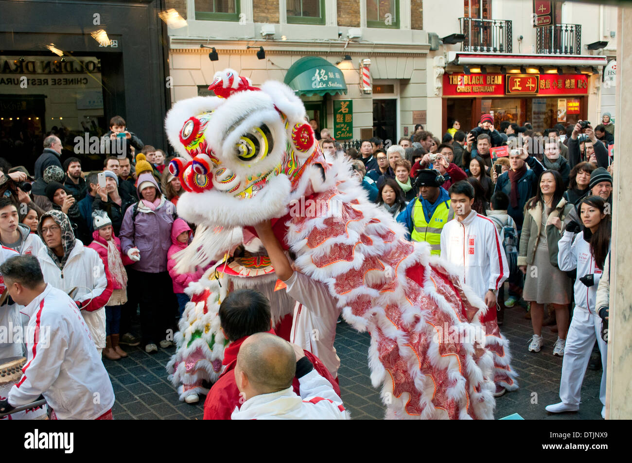 Lion dance, traditional Chinese custom believed to bring luck for the