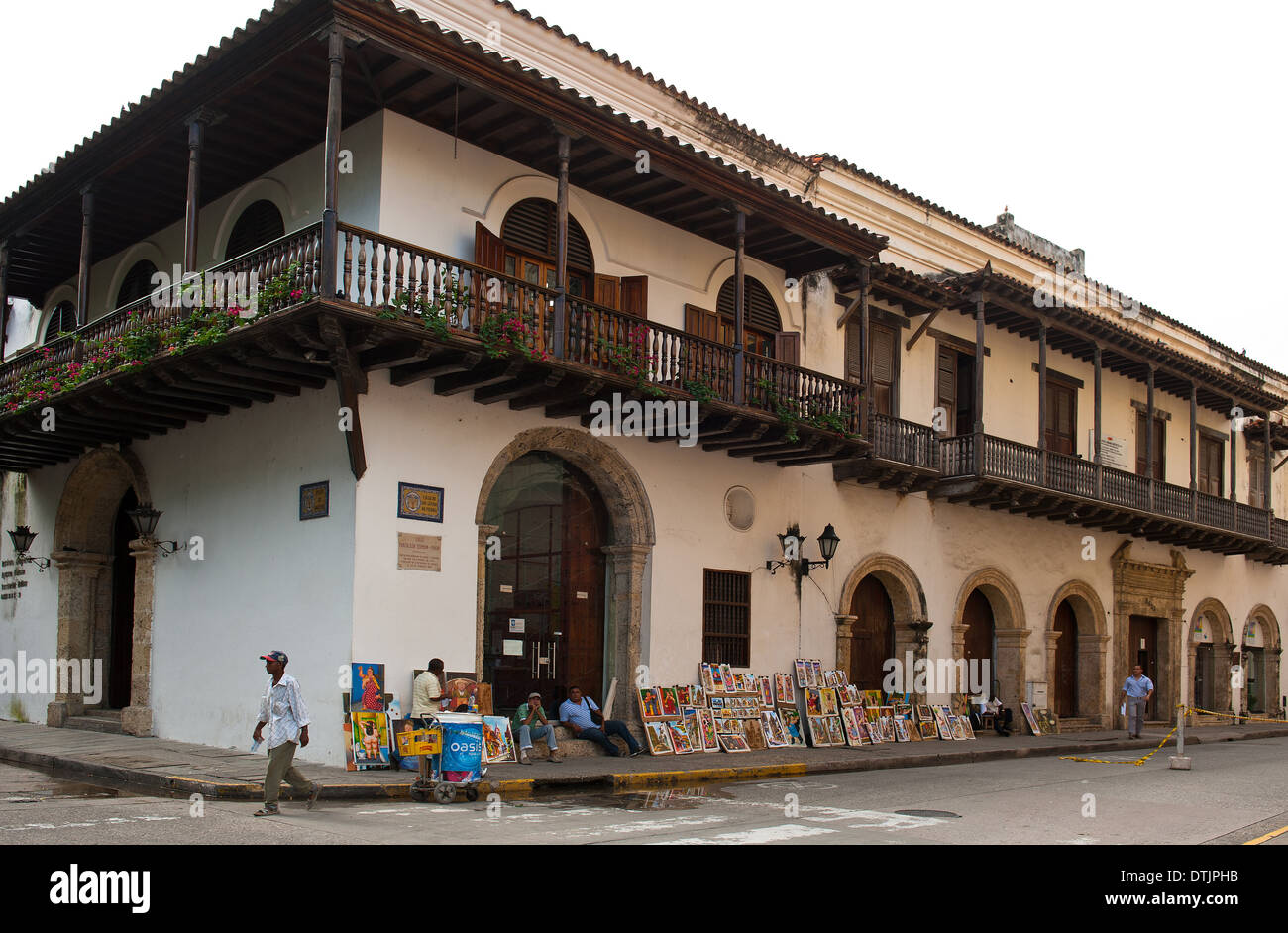 House in Cartagena, Colombia Stock Photo Alamy
