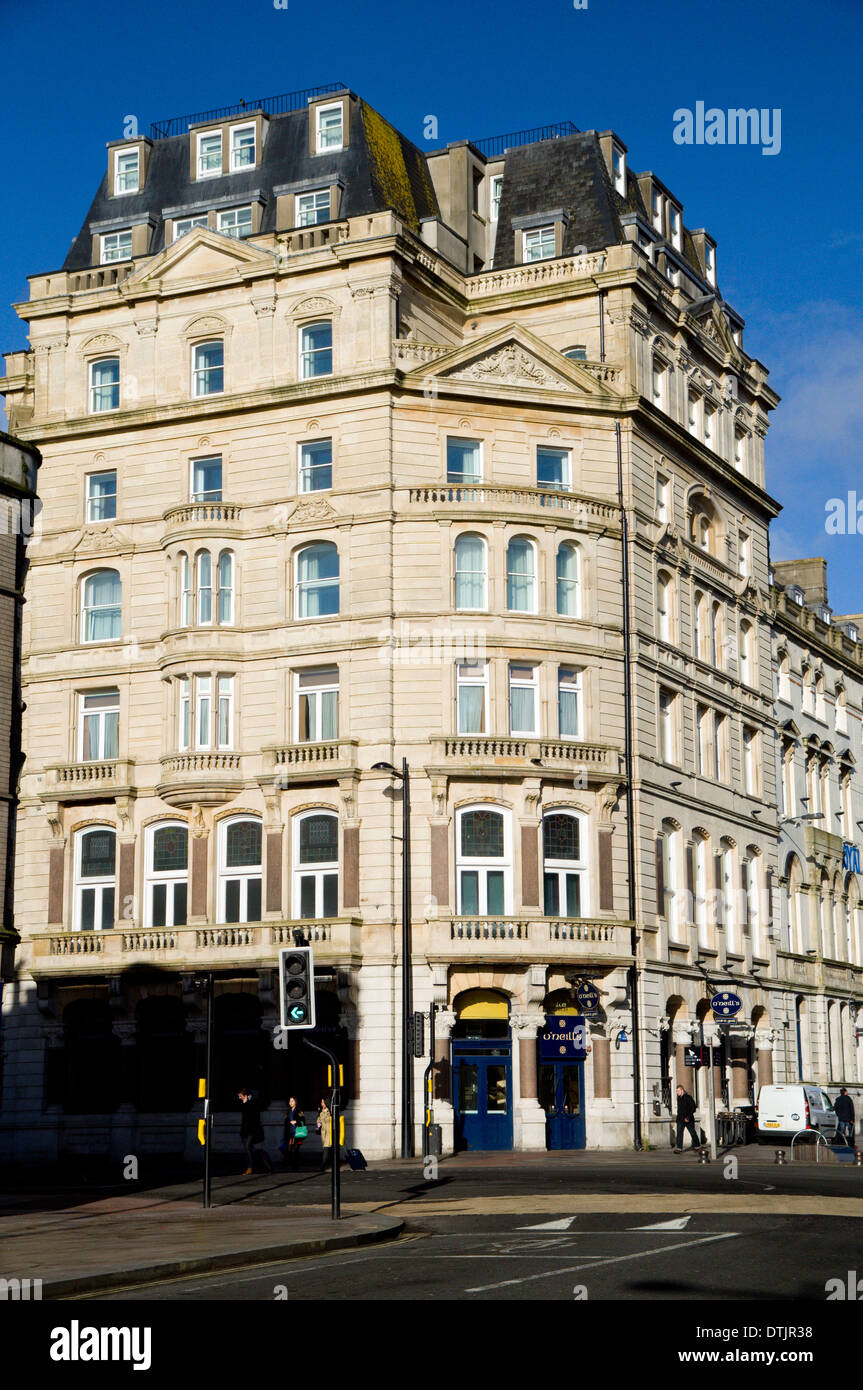 The Royal Hotel, Saint Mary's Street,  Cardiff, South Wales, UK. Stock Photo