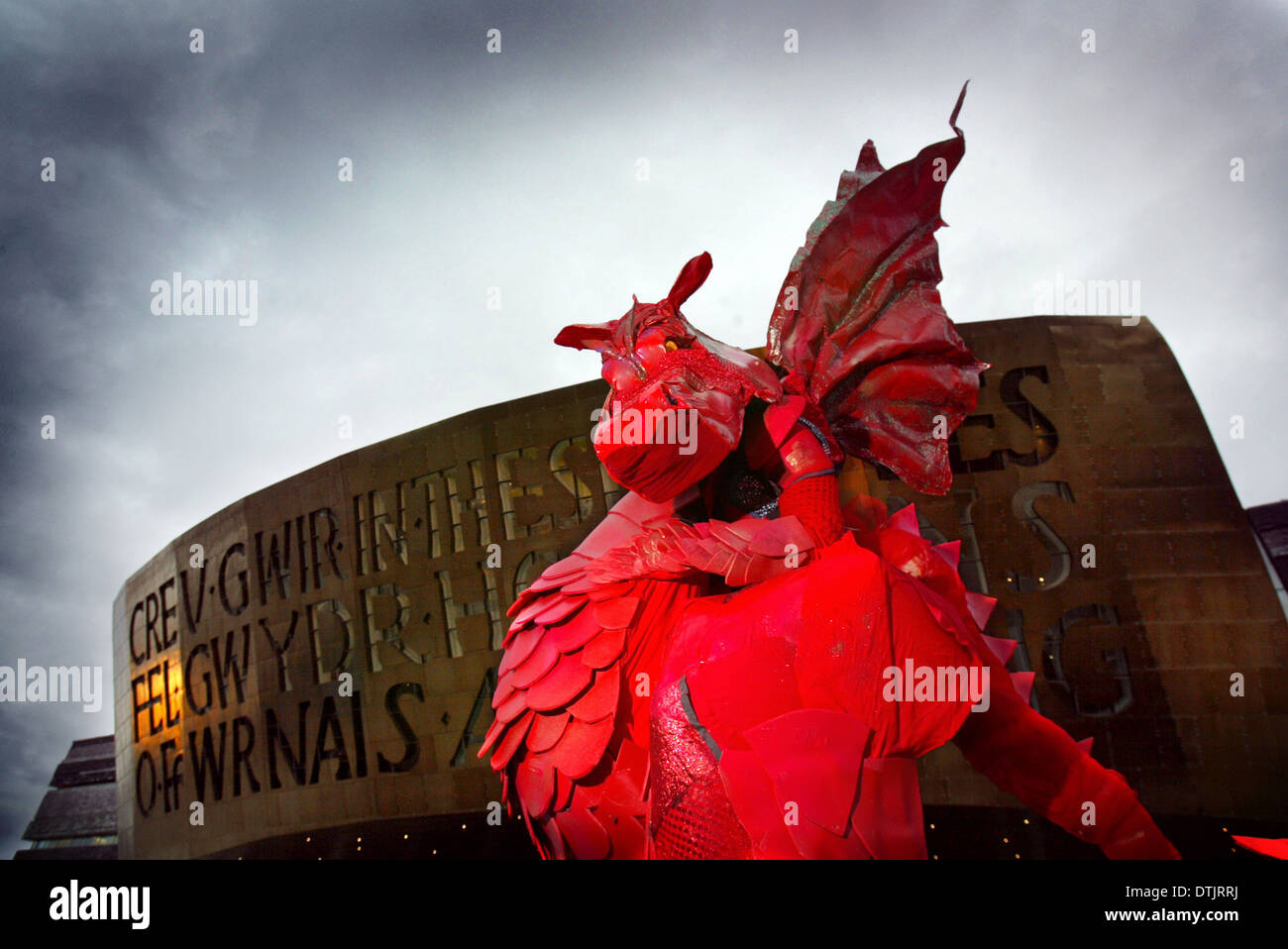 The Wales Millennium Centre, Cardiff Bay. Stock Photo