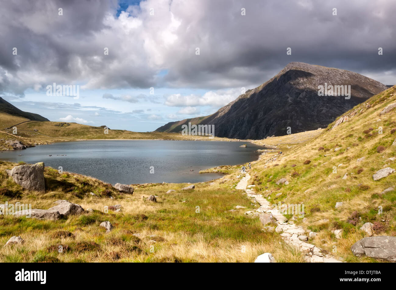 Lake in mountain Stock Photo