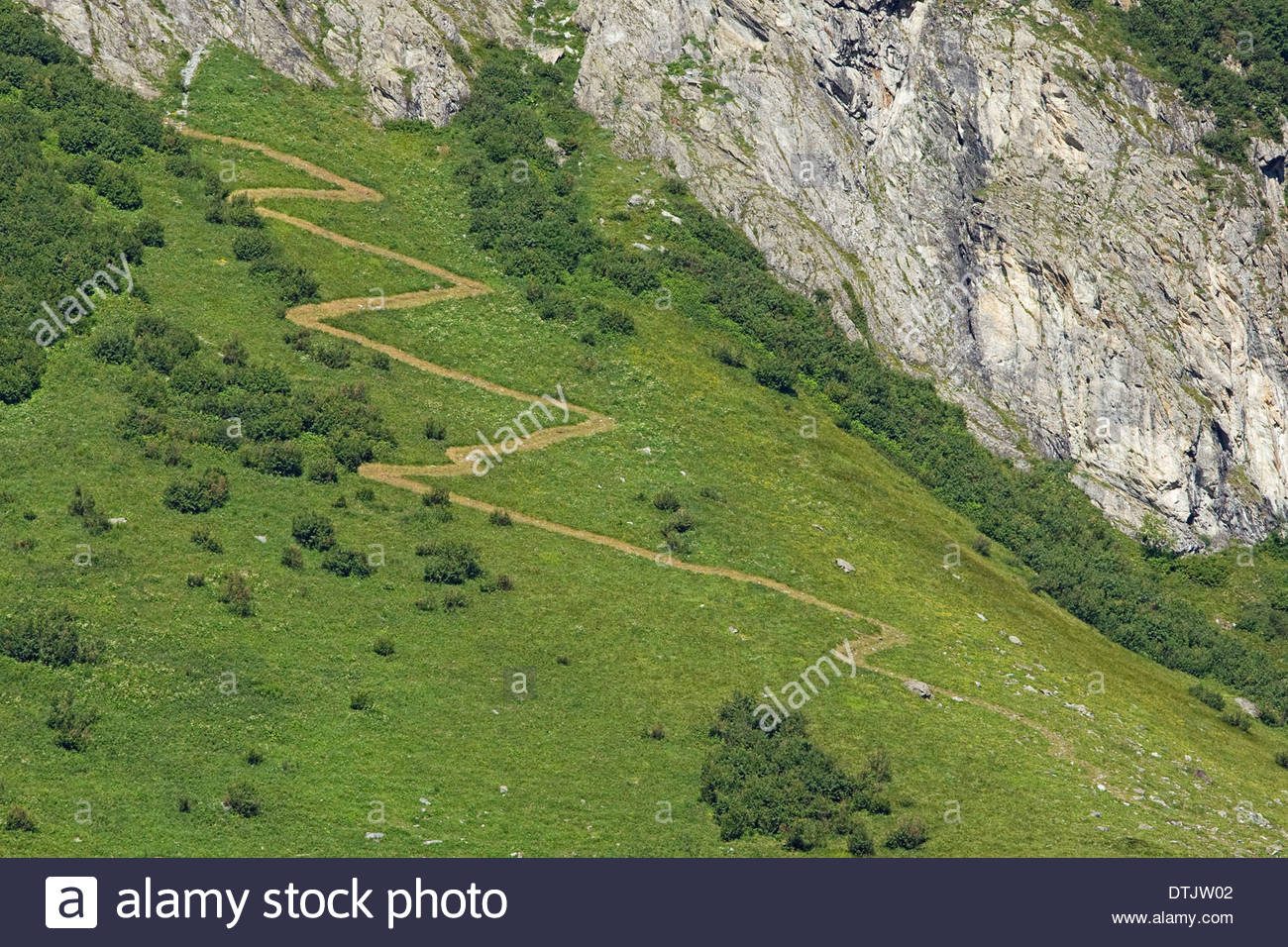 Zigzag Path High Resolution Stock Photography and Images Alamy
