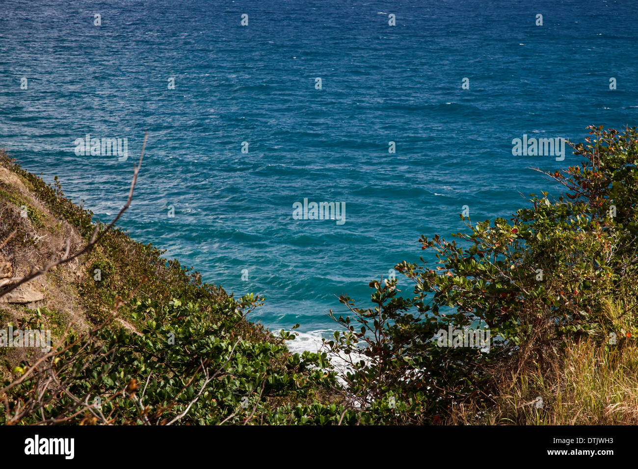 St. Kitts waterfront Stock Photo