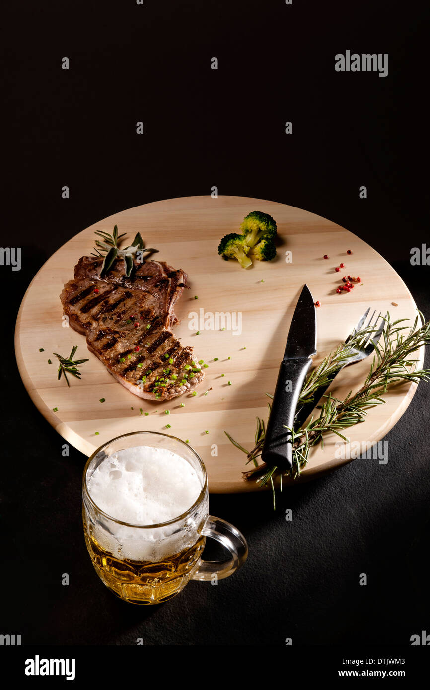 steak grilled Stock Photo
