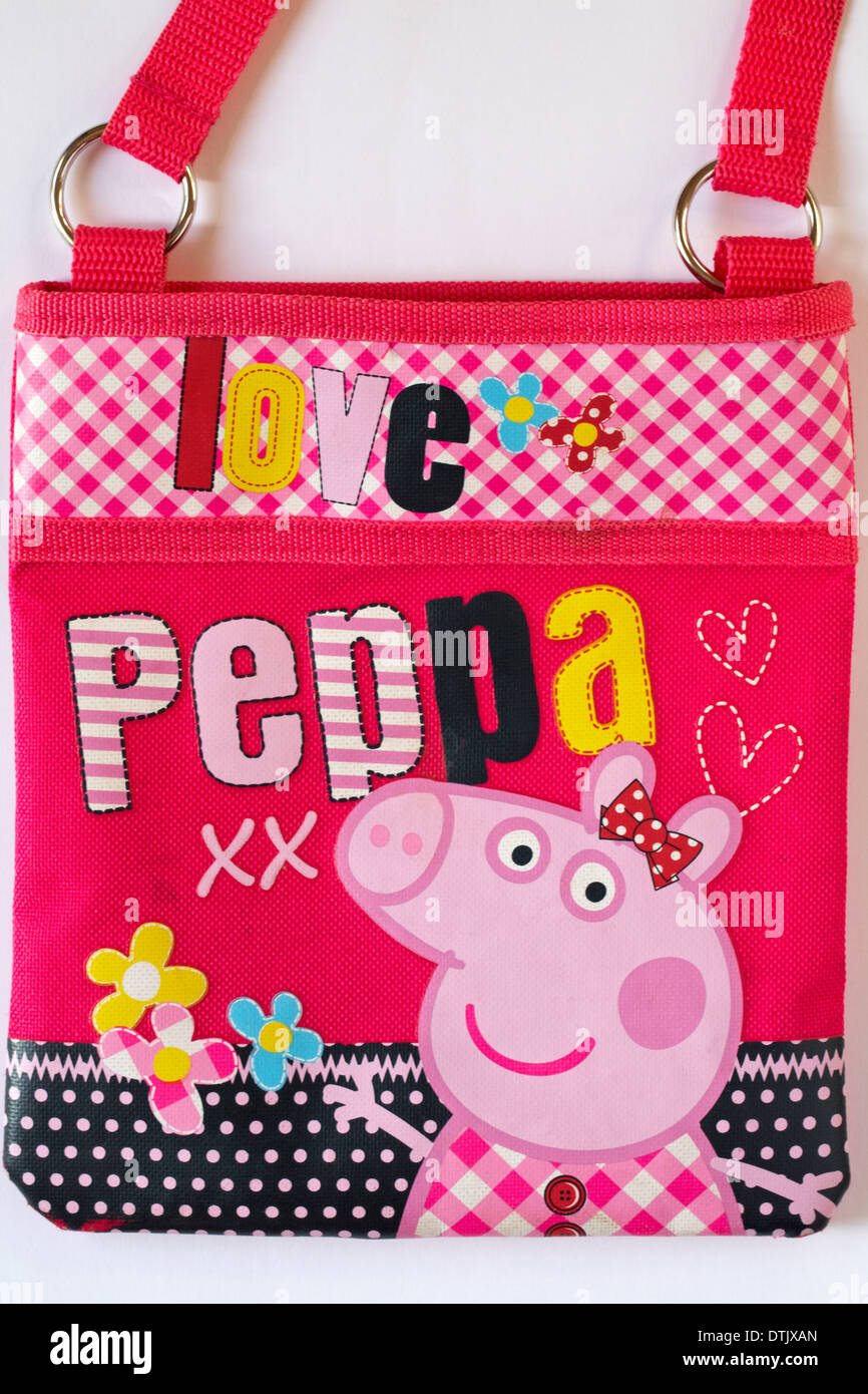 PINK PEPPA PURSE Pink Denim, Peppa Pig Inspired, Shoulder Bag, 6 X 5 X 3  Inches, Girl Purse, Lined Purse, Pockets, Coin Purse, Birthday Gift - Etsy