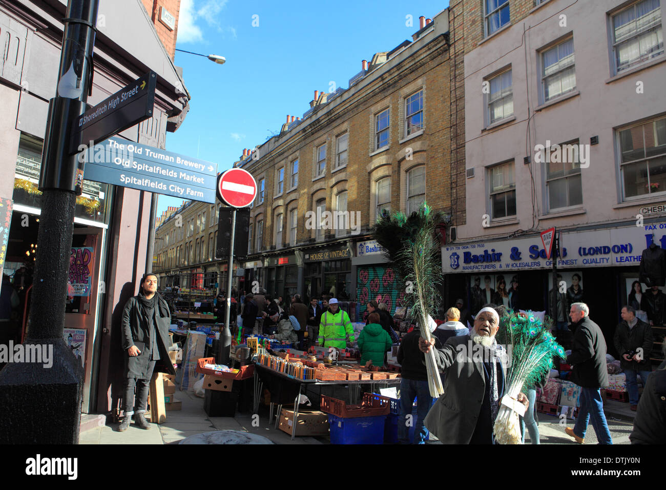 united kingdom east london brick lane sunday market Stock Photo - Alamy