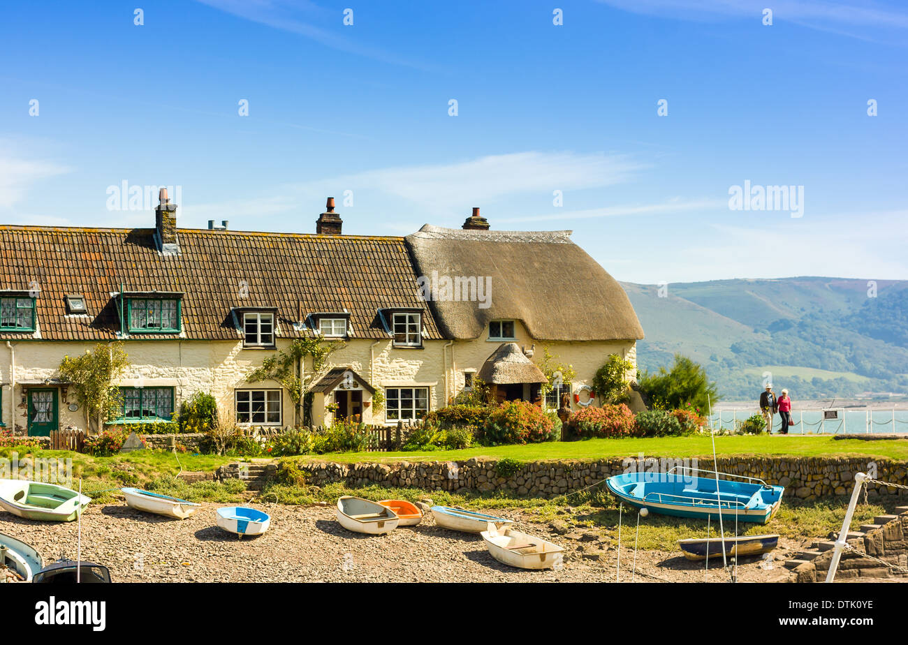 Row Of Holiday Cottages In The Heart Of Exmoor National Park