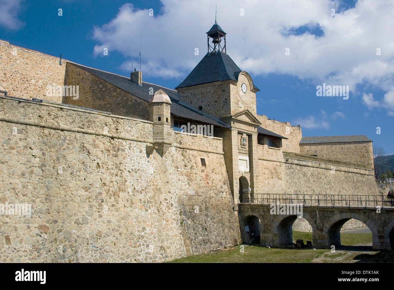 Fortress of Mont-Louis, Languedoc Roussillon, France. Stock Photo