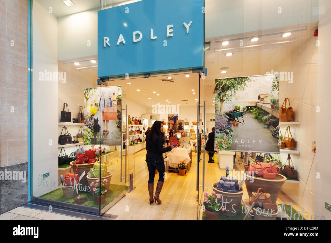 The Radley fashion accessories store, Grand Arcade Cambridge England UK  Stock Photo - Alamy