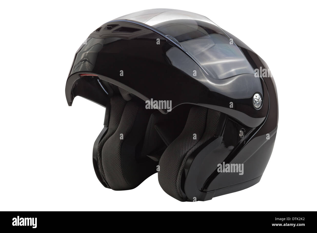 Black and white helmet Cut Out Stock Images & Pictures - Alamy