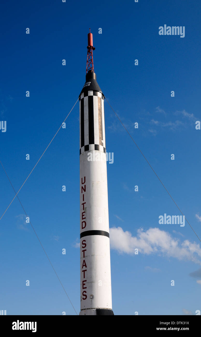 Rocket at Kennedy Space Center Stock Photo - Alamy