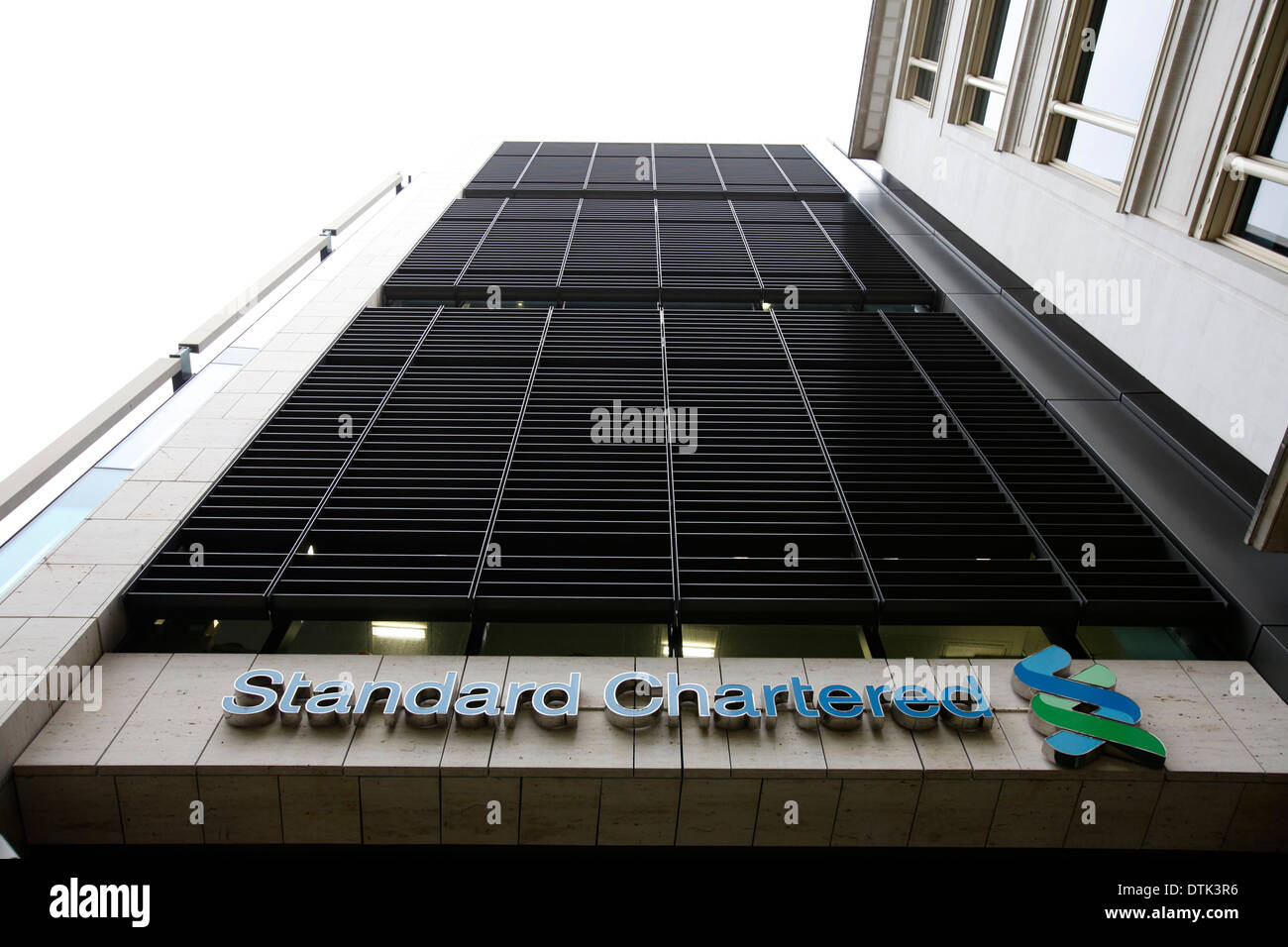 Standard chartered bank headquarters hires stock photography and