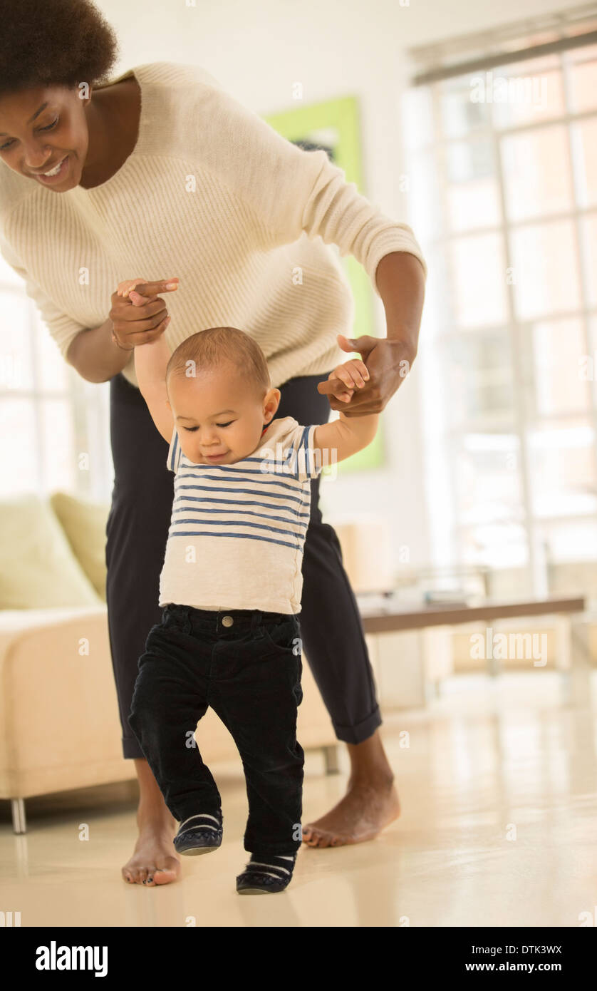 Helping a baby walk sales