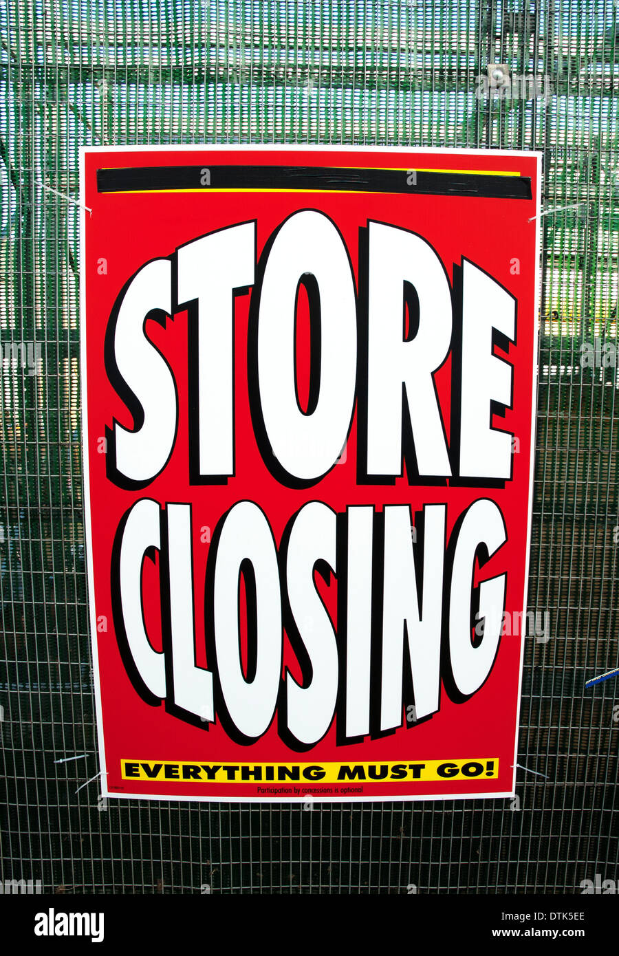 Store closing sign hires stock photography and images Alamy