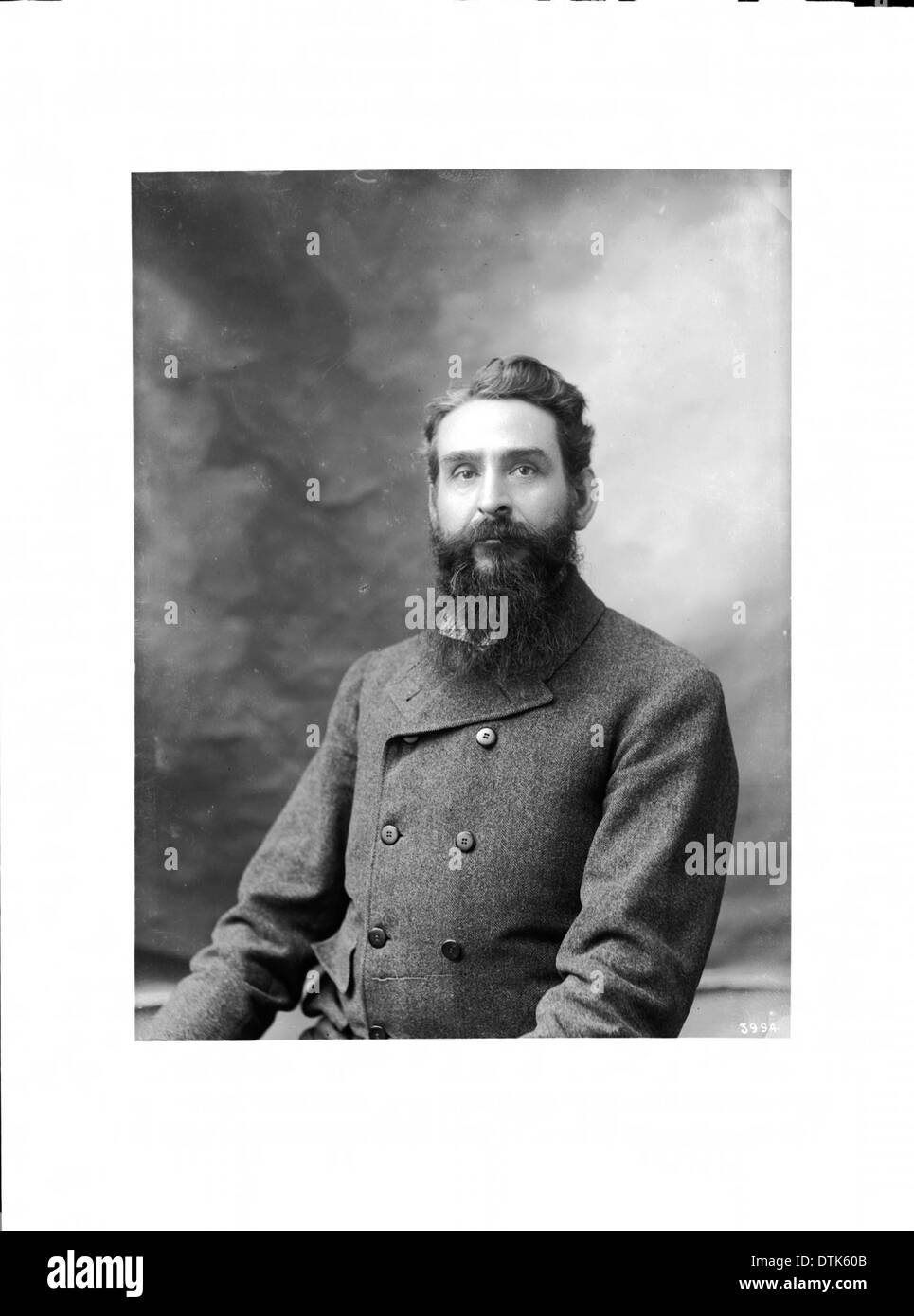 Portrait of the photographer George Wharton James, ca.1890-1905 Stock Photo