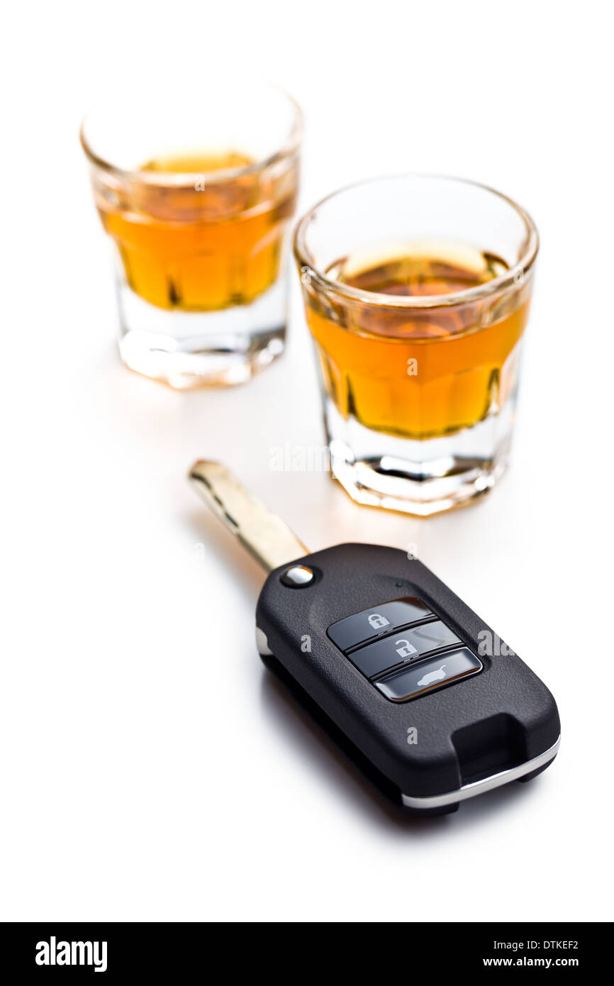 the concept for drink driving Stock Photo
