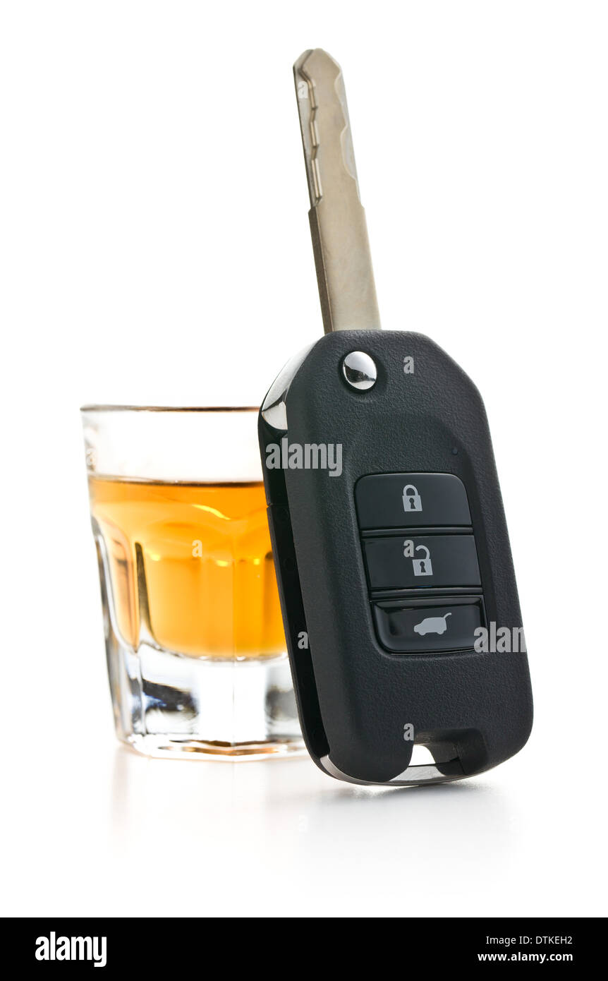 the concept for drink driving Stock Photo