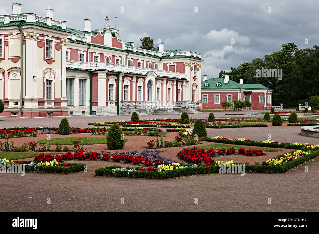 Palace in Kadriorg garden Stock Photo