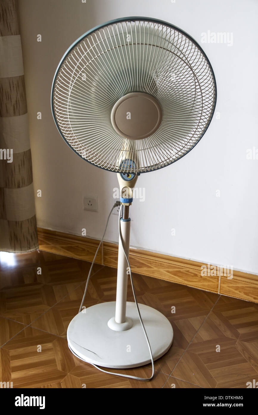 Electric Floor Fan Stock Photo Alamy