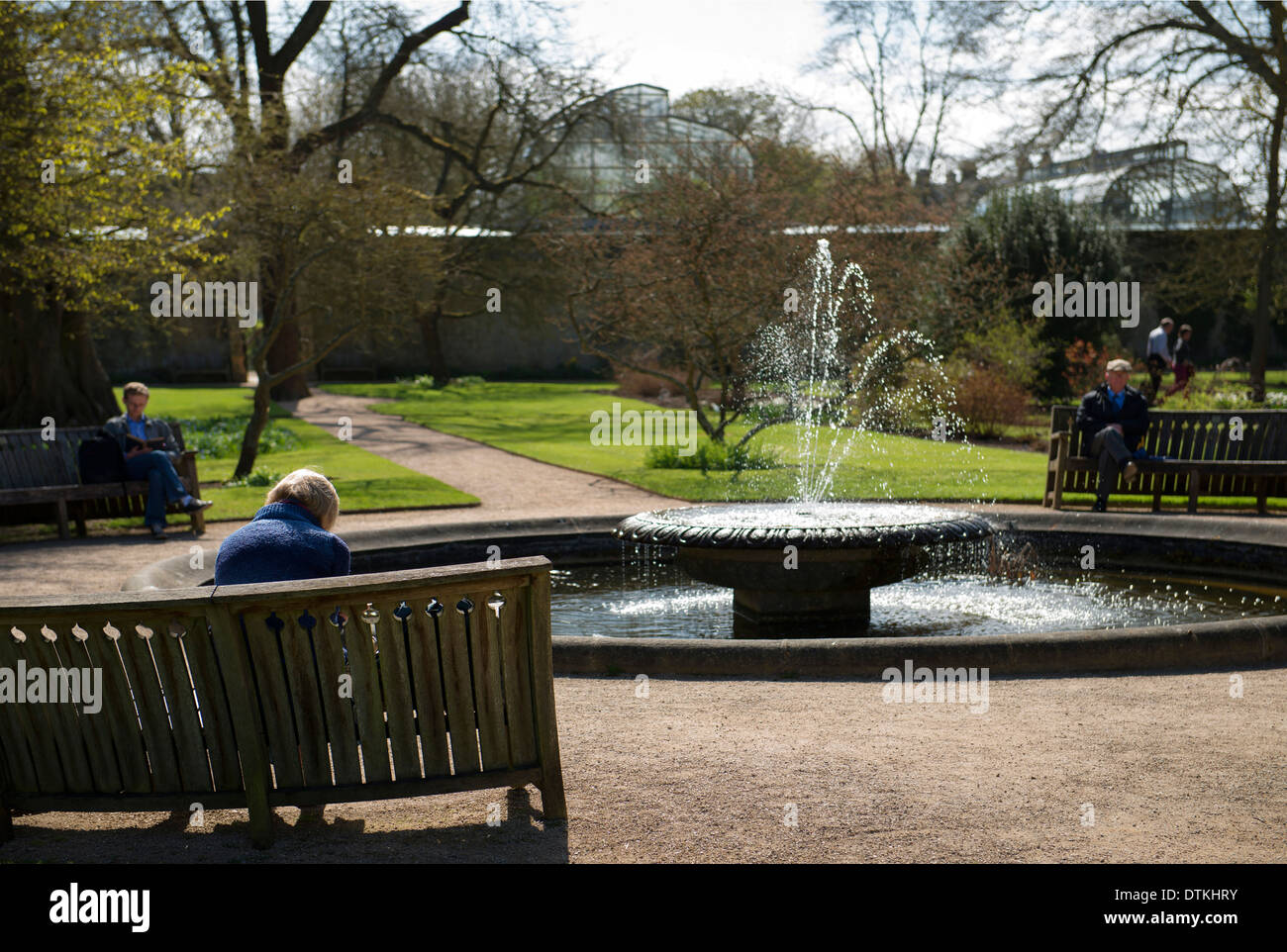 Oxford Botanic Garden Winter Stock Photos Oxford Botanic Garden