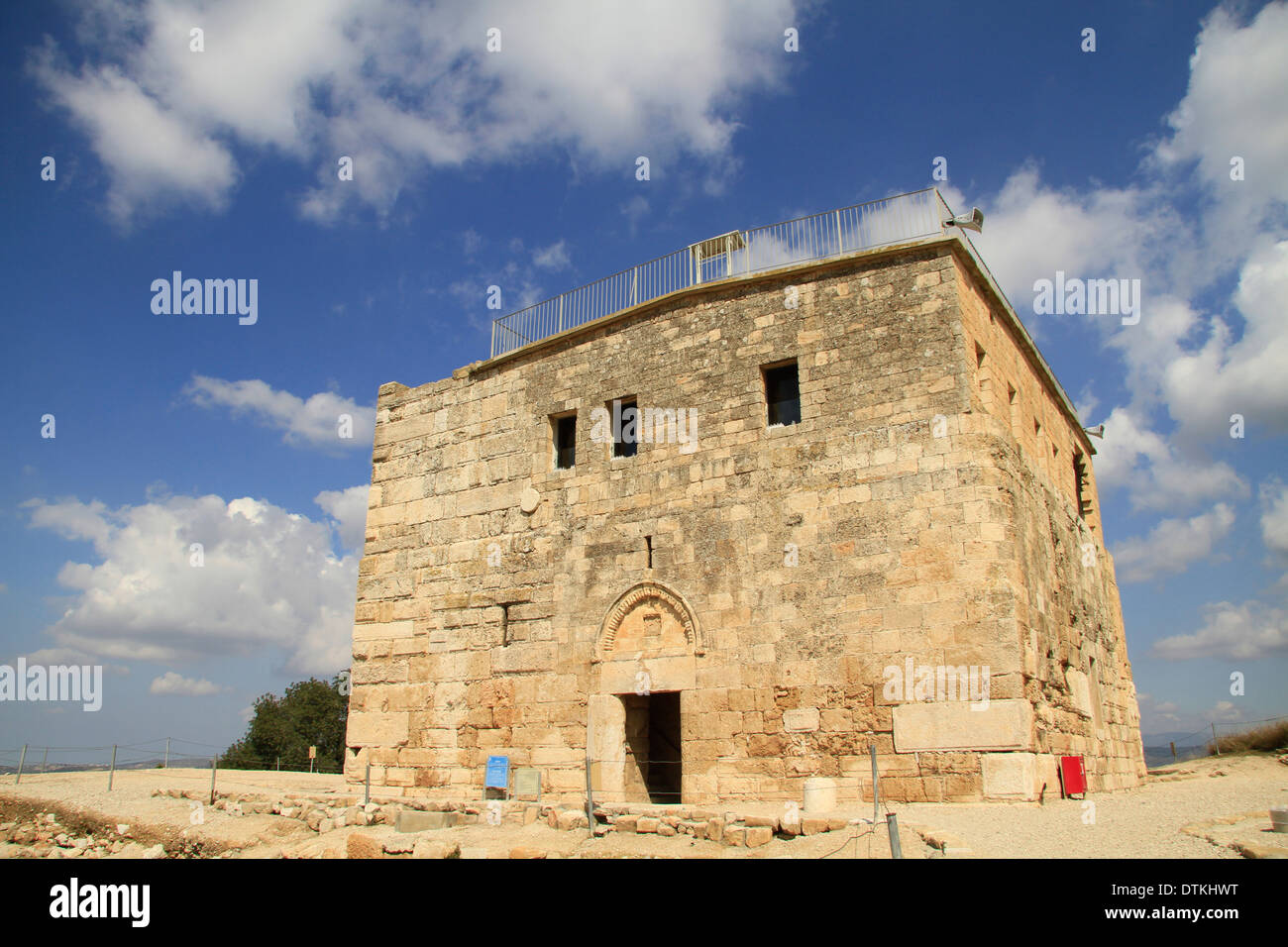 Israel, lower Galilee, the fortrees in Zippori, built by the ceusaders, restored by Daher el Omar in the 18th century Stock Photo