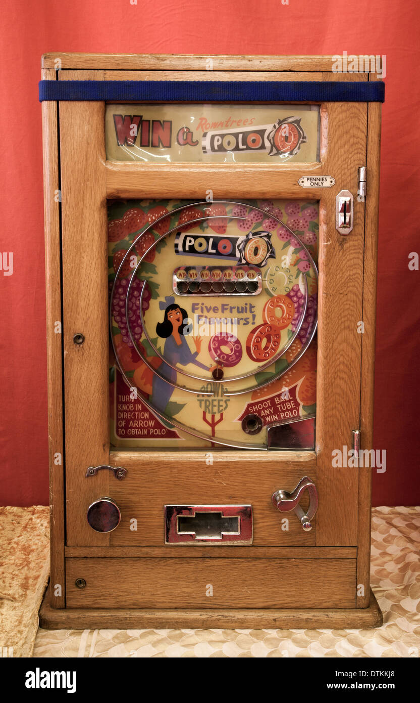 Retro Allwin amusement vintage, ball & cup, slot machines, pre