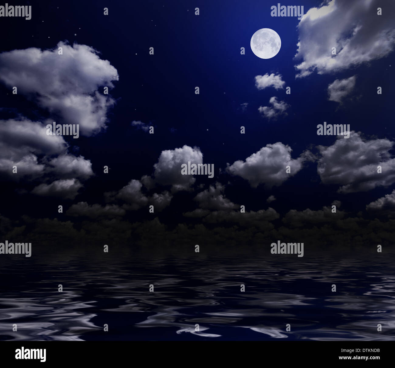 Night sky with moon Stock Photo Alamy
