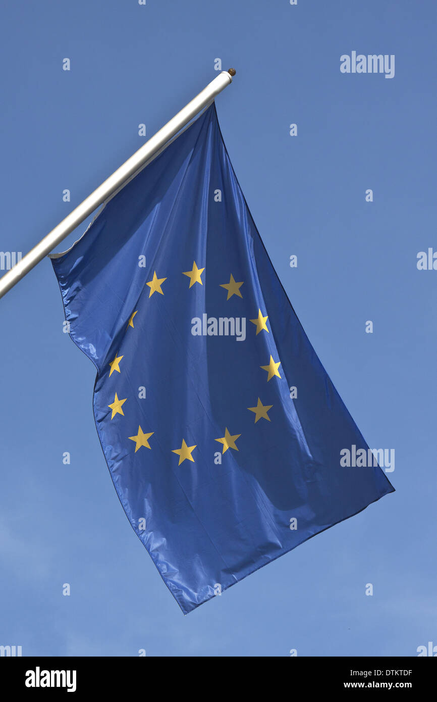Flag of Europe Stock Photo Alamy