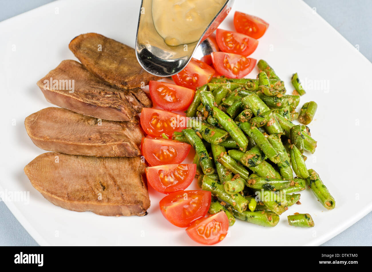 grilled beef tongue Stock Photo Alamy