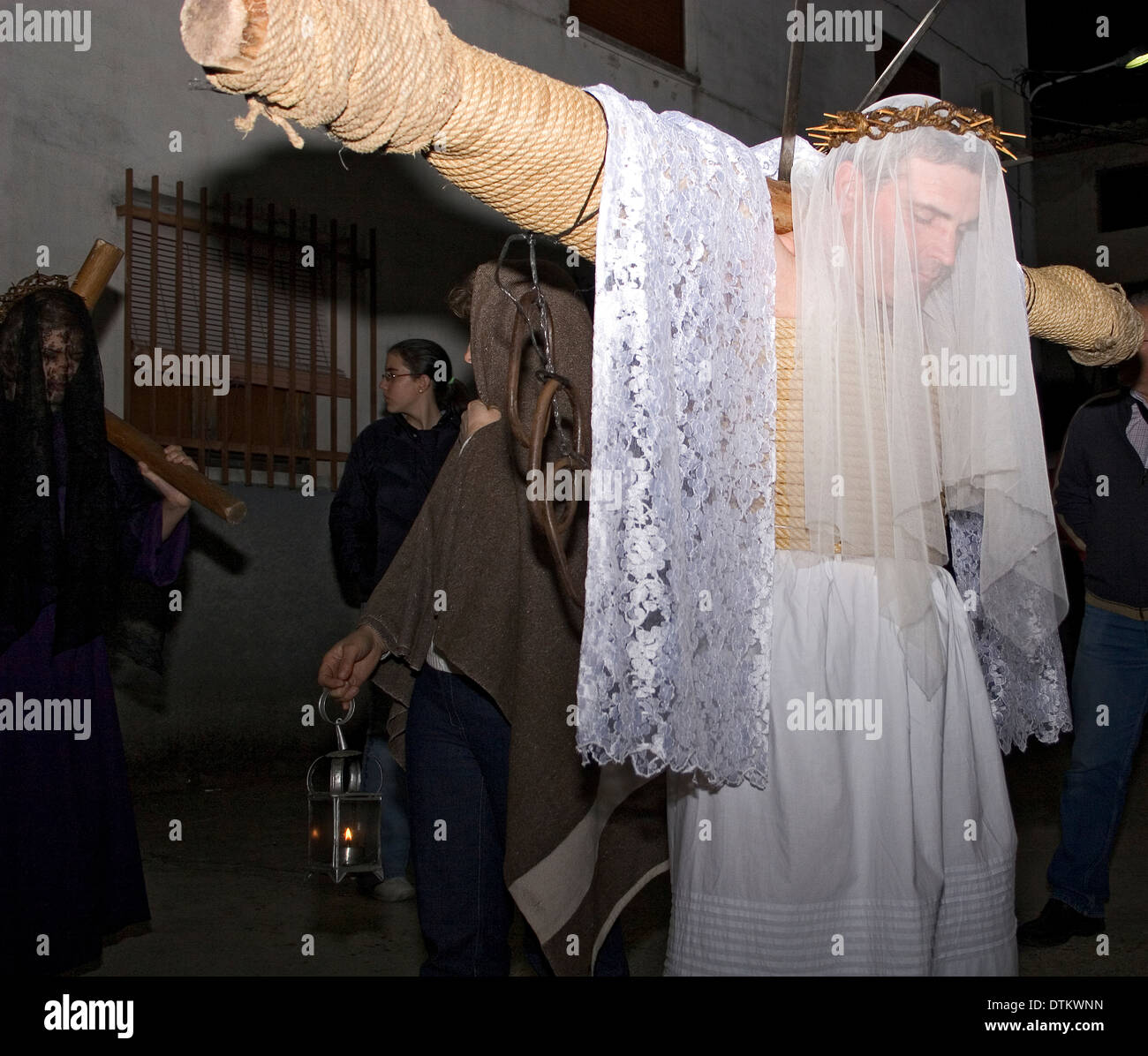 Procession Of Los Empalaos Valverde De La Vera Spain Stock Photo Alamy