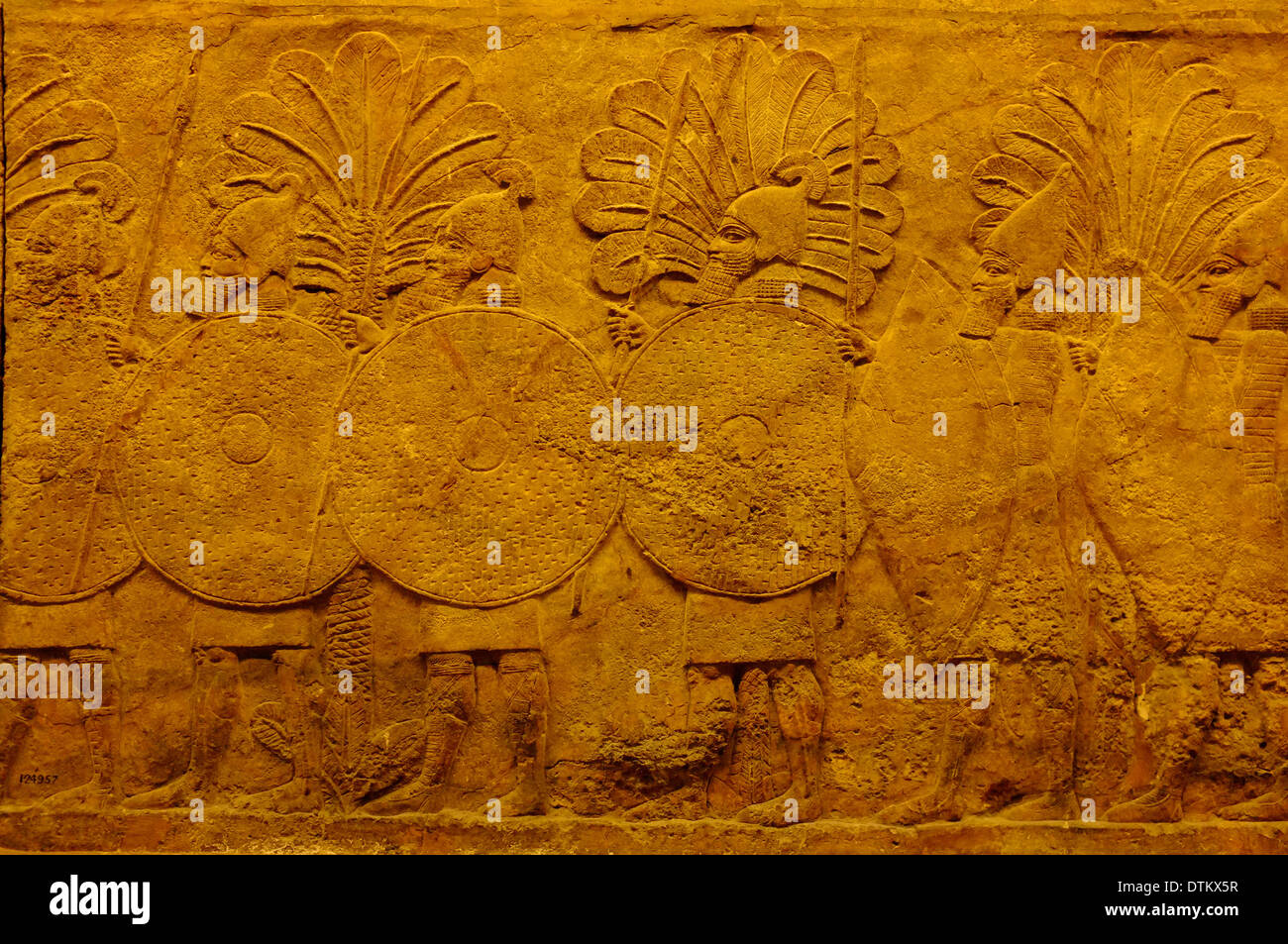 Assyrian Wall Art at the British Museum, London, England Stock Photo ...