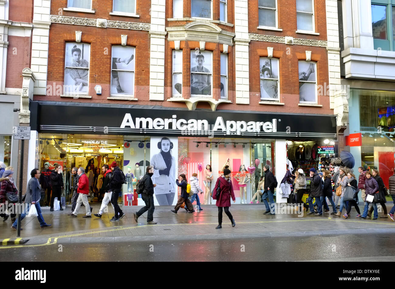 American Apparel store in London Stock Photo