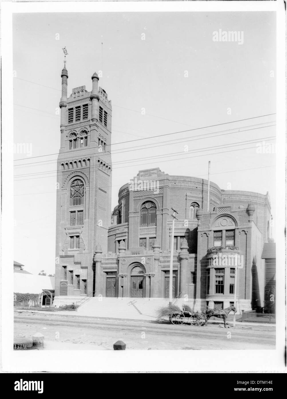 Simpson Methodist Episcopal Church, Hope Street between 7th Street and 8th Street, ca.1890-1905 Stock Photo