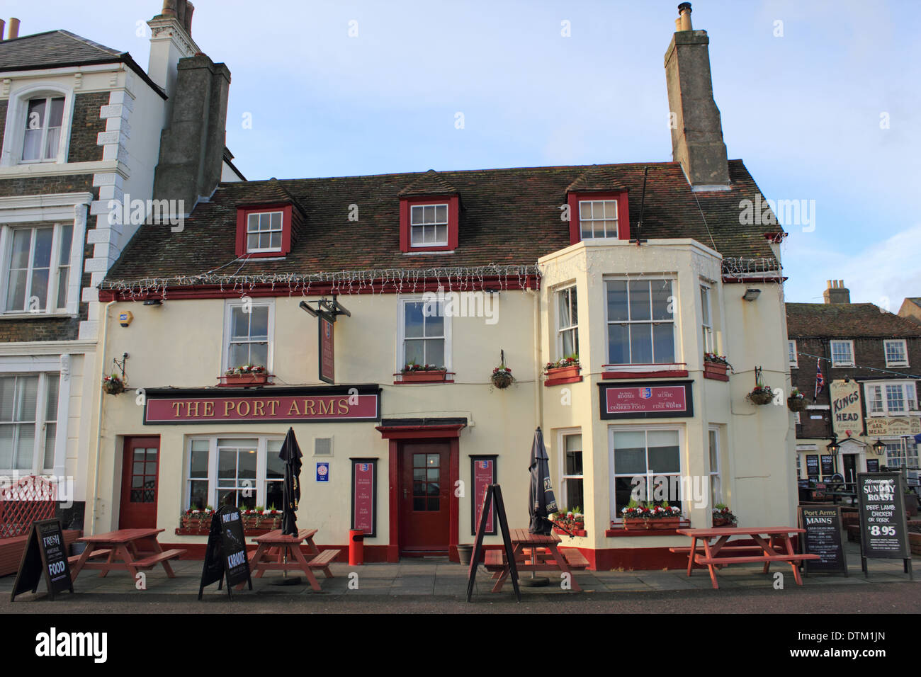 Coastal town of Deal, Kent, England, UK Stock Photo